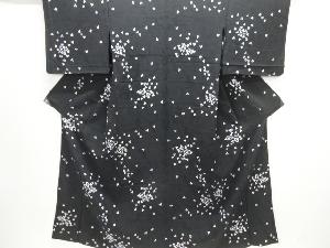 クローバー模様単衣小紋着物